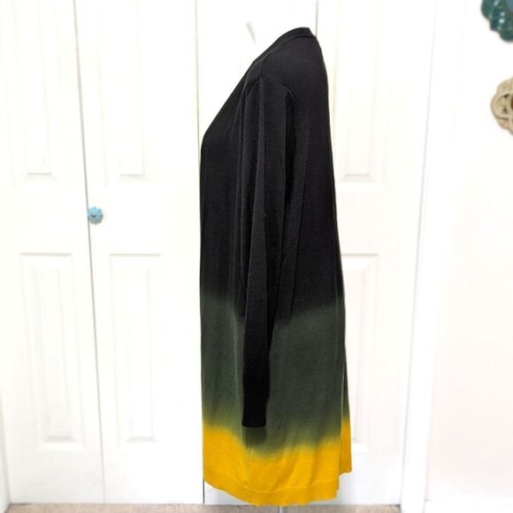 CHICO'S Rayon Spun Dip Dyed Open Front Cardigan/Duster - Picture 13 of 13